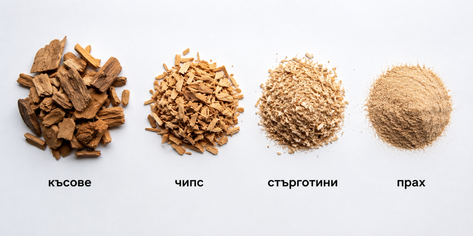 Чипс, късове, стърготини и прах: за какво служи всяко