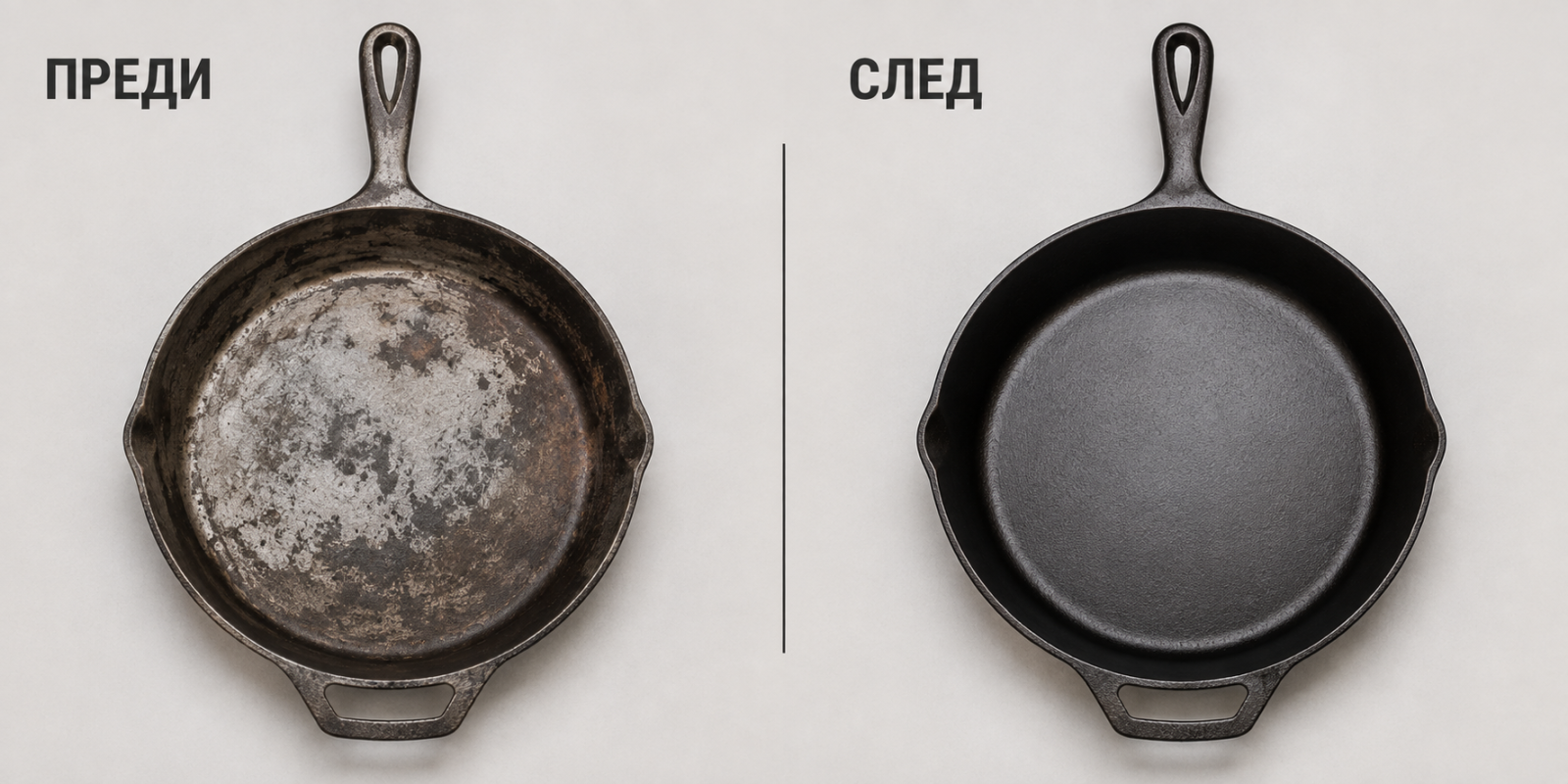 Чугунът не се съсипва - защо страхът е излишен