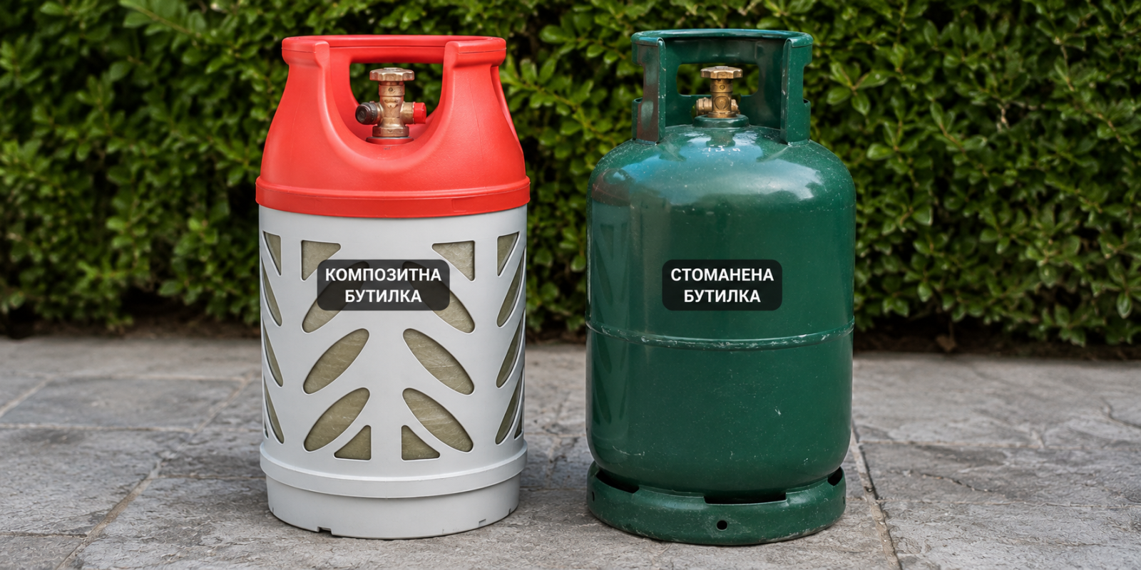 Композитна или стоманена бутилка