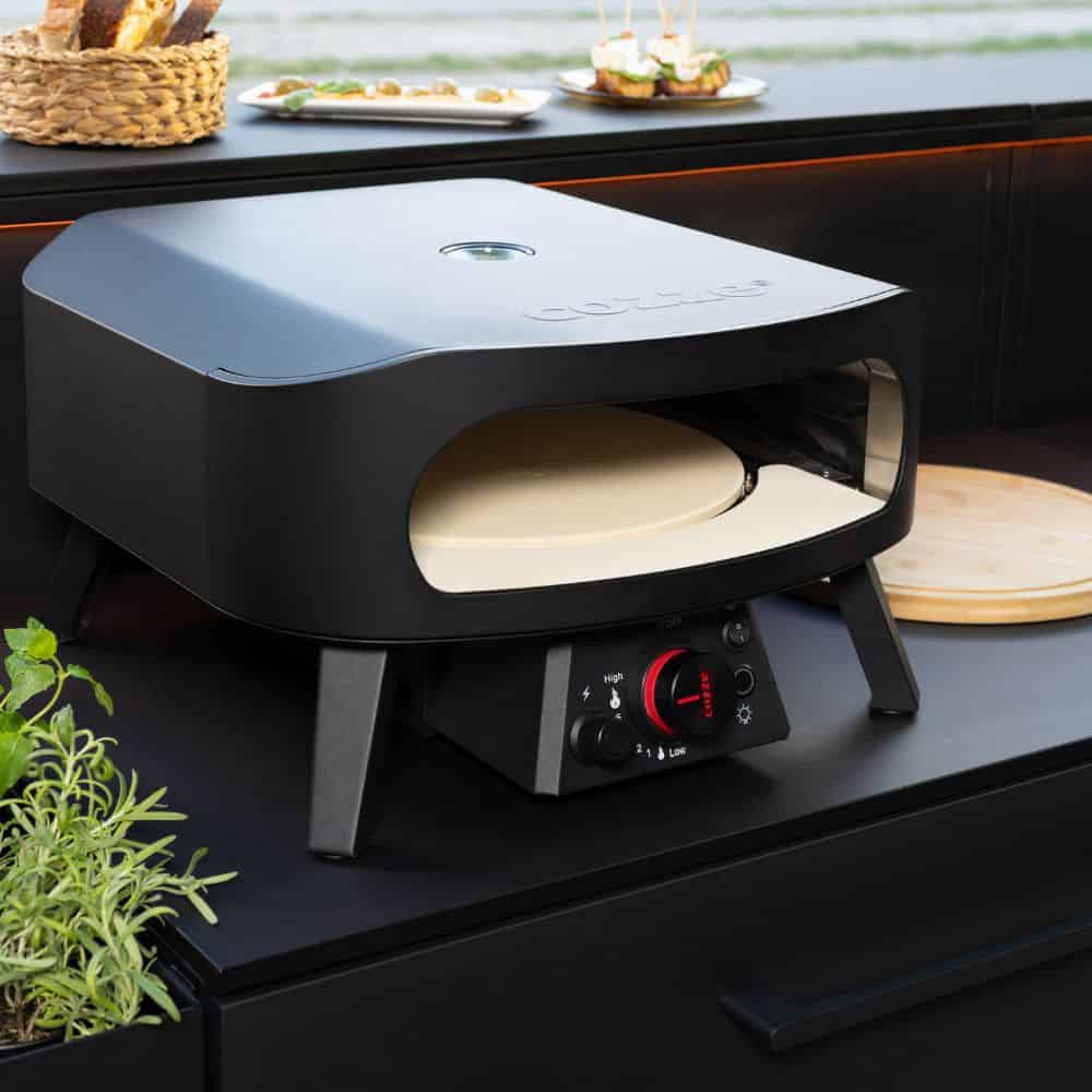 Фурна за пица Cozze Classic 13″ Black Edition, на газ, с въртящ се камък, черна – снимка 5 Фурна за пица Cozze Classic 13″ Black Edition, на газ, с въртящ се камък, черна – снимка 5