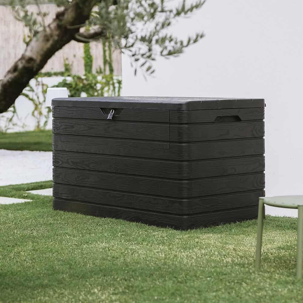 Кутия за съхранение Multybox Dolomiti 970л, 146x82x85см, антрацит – снимка 2 Кутия за съхранение Multybox Dolomiti 970л, 146x82x85см, антрацит – снимка 2