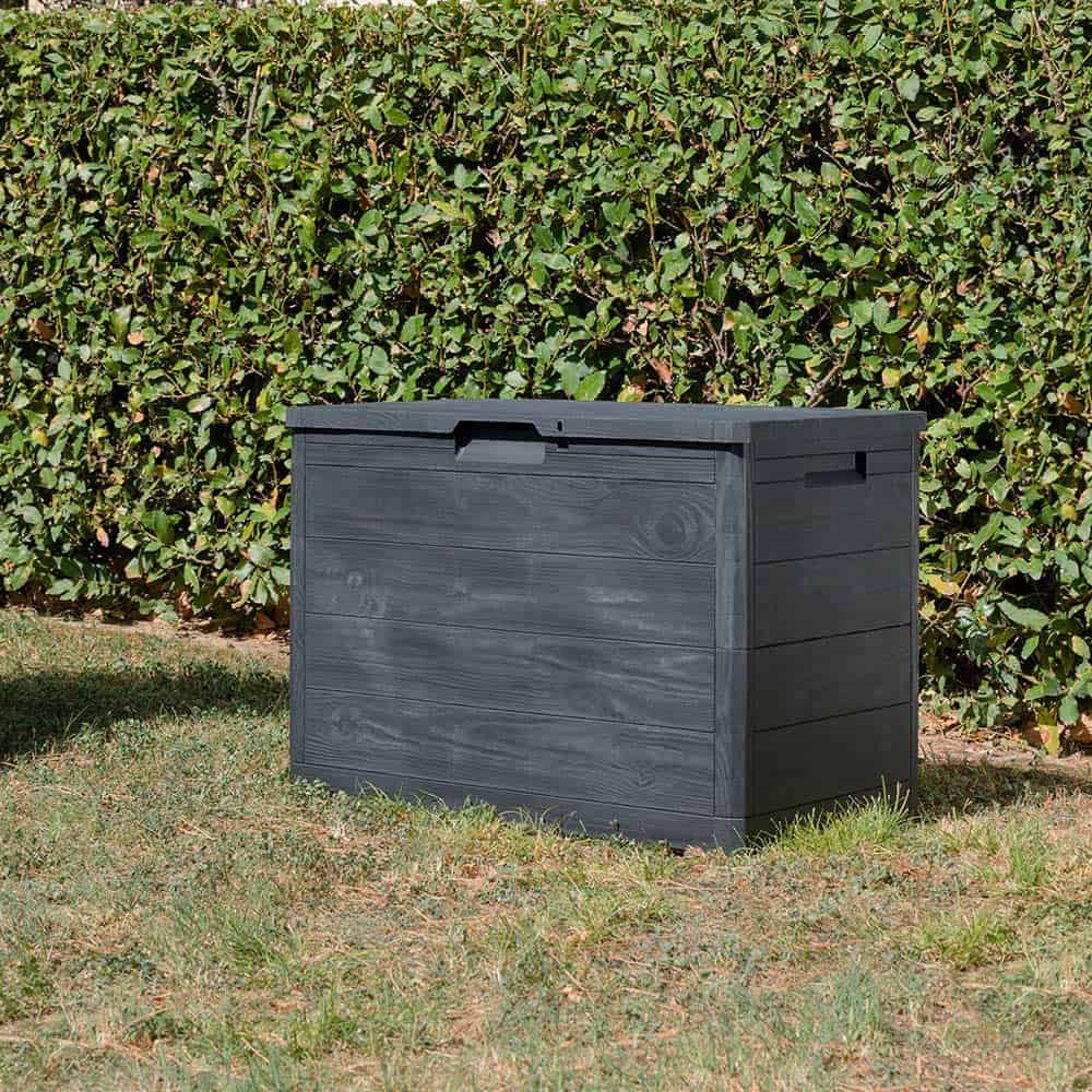 Кутия за съхранение Multybox Woody’s 160 л, 78x45x53см, антрацит – снимка 2 Кутия за съхранение Multybox Woody’s 160 л, 78x45x53см, антрацит – снимка 2