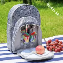 Раница за пикник за двама „Капки“ с хладилно отделение