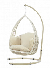 Луксозна градинска люлка BALI КРЕМ 198 х 120 см
