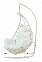 Луксозна градинска люлка SIENA Крем | 198 x 120 см