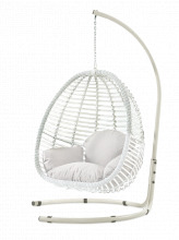 Луксозна градинска люлка VERONA крем | 198 х 120 см