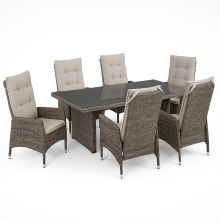 Градински комплект CAPRI 7 части с маса и 6 стола