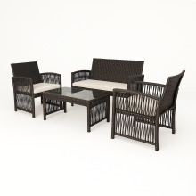 Градински комплект HAYES от ратан и стомана