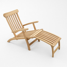 Сгъваем шезлонг JAVA от тиково дърво – комфорт и стил