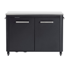 Модул за външна кухня Cozze 120, с неръждаем плот, 2 врати и кош, 127.4×67×90 cm