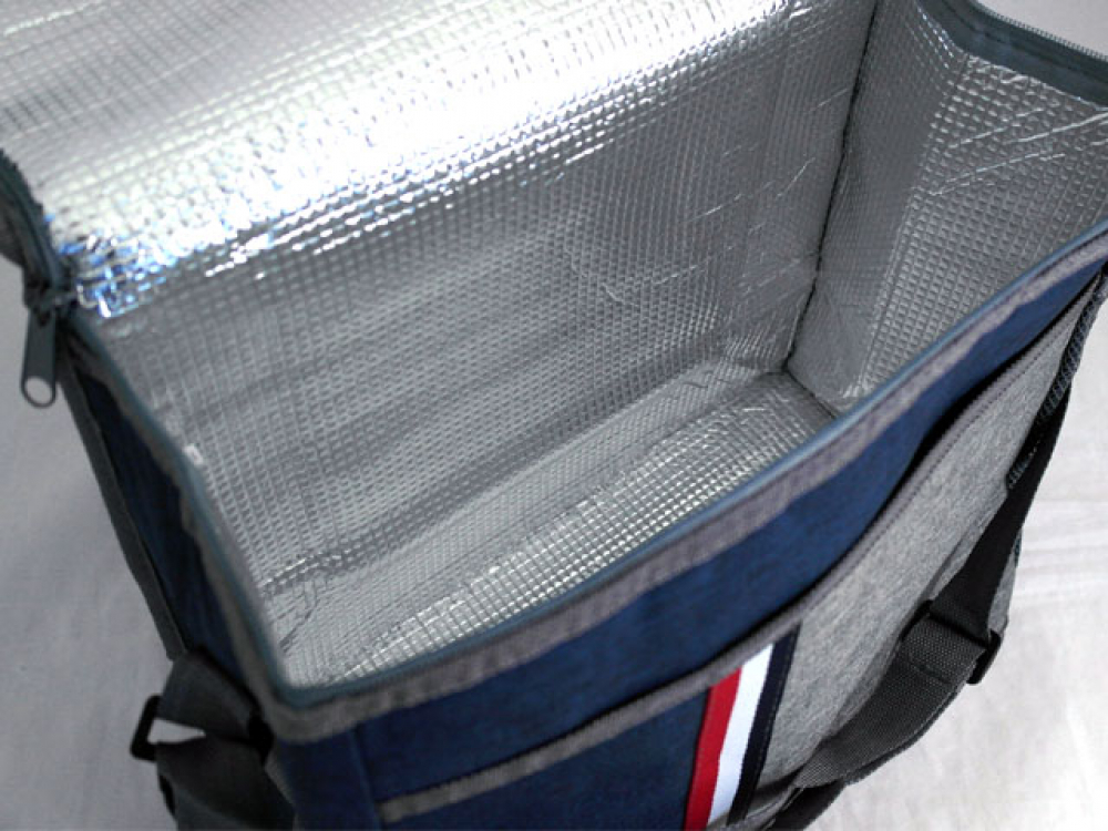 Хладилна чанта "Denim" с цип 25х14х17 см. 