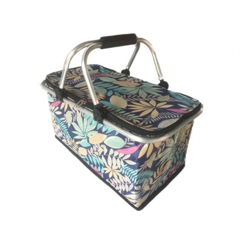 Термо-чанта за пикник с двойна дръжка "Есенни листа"
