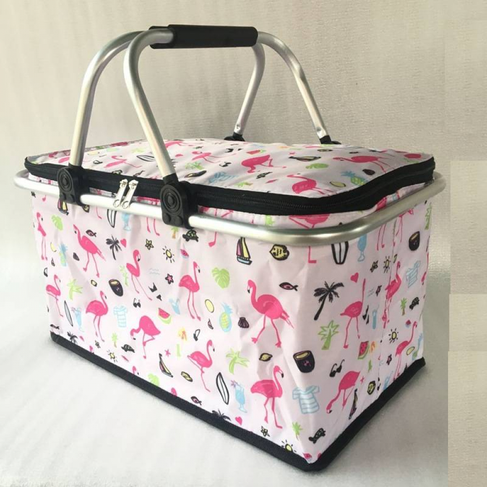 Термо-чанта за пикник с двойна дръжка "Фламинго"