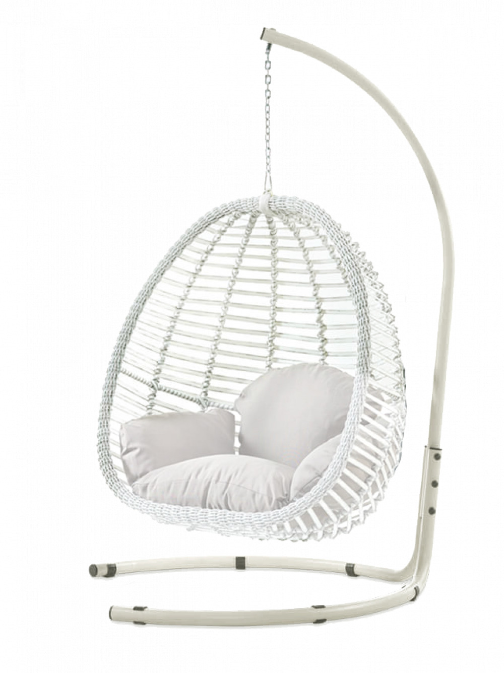 Луксозна градинска люлка VERONA крем | 198 х 120 см