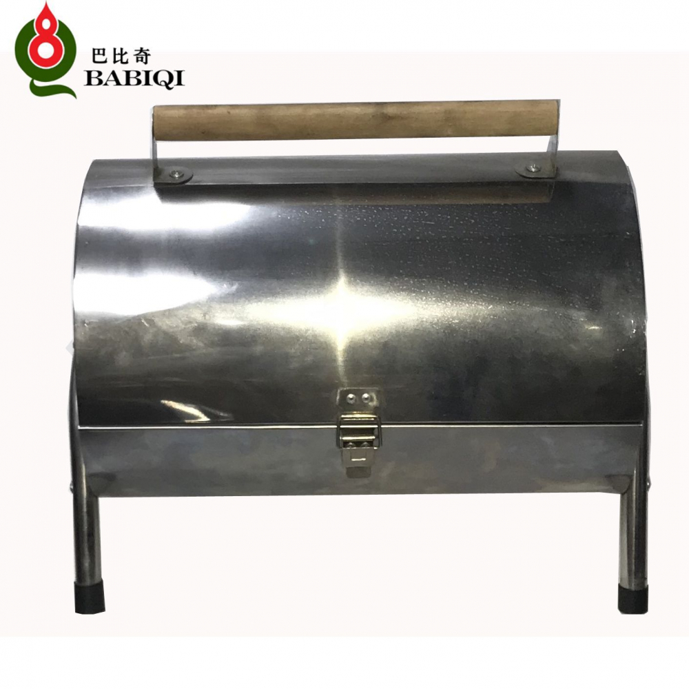 Цилиндрично къмпинг барбекю на дървени въглища BBQ3801
