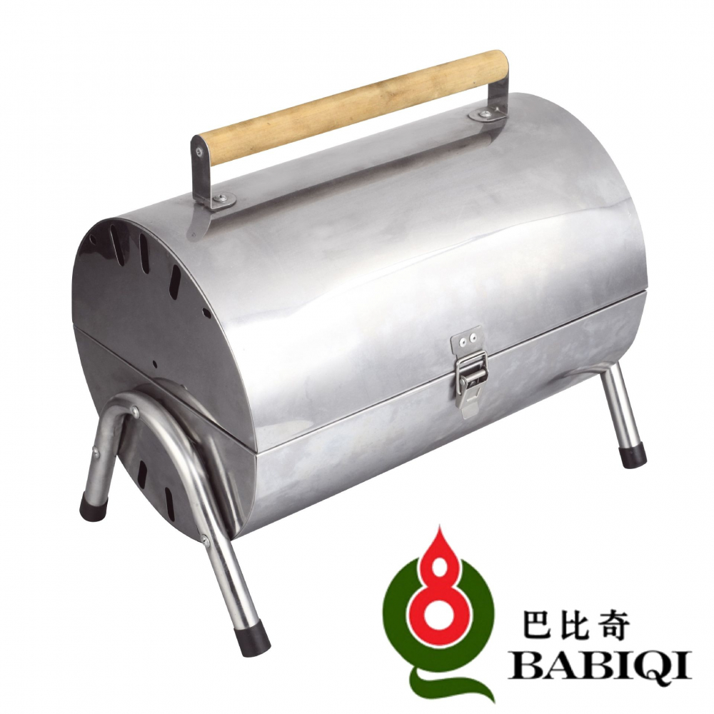 Цилиндрично къмпинг барбекю на дървени въглища BBQ3801