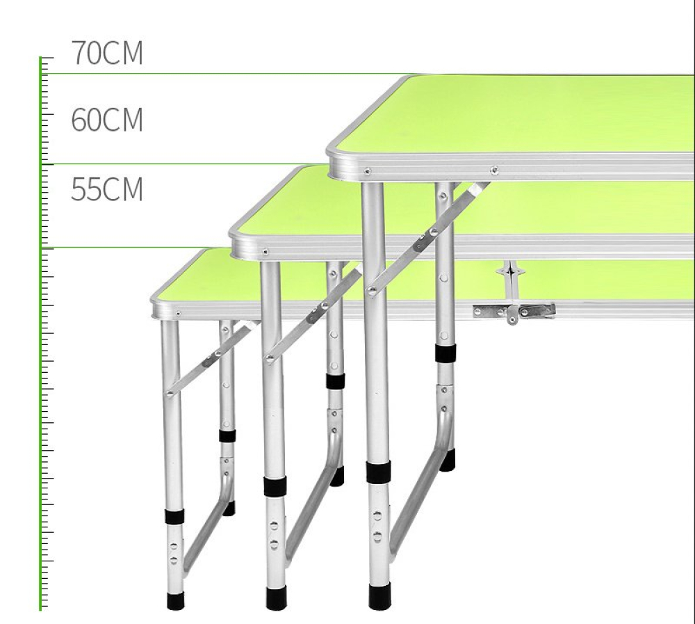 Сгъваема Маса за Пикник, Къмпинг, Риболов и др. 120 х 60 х 70 см