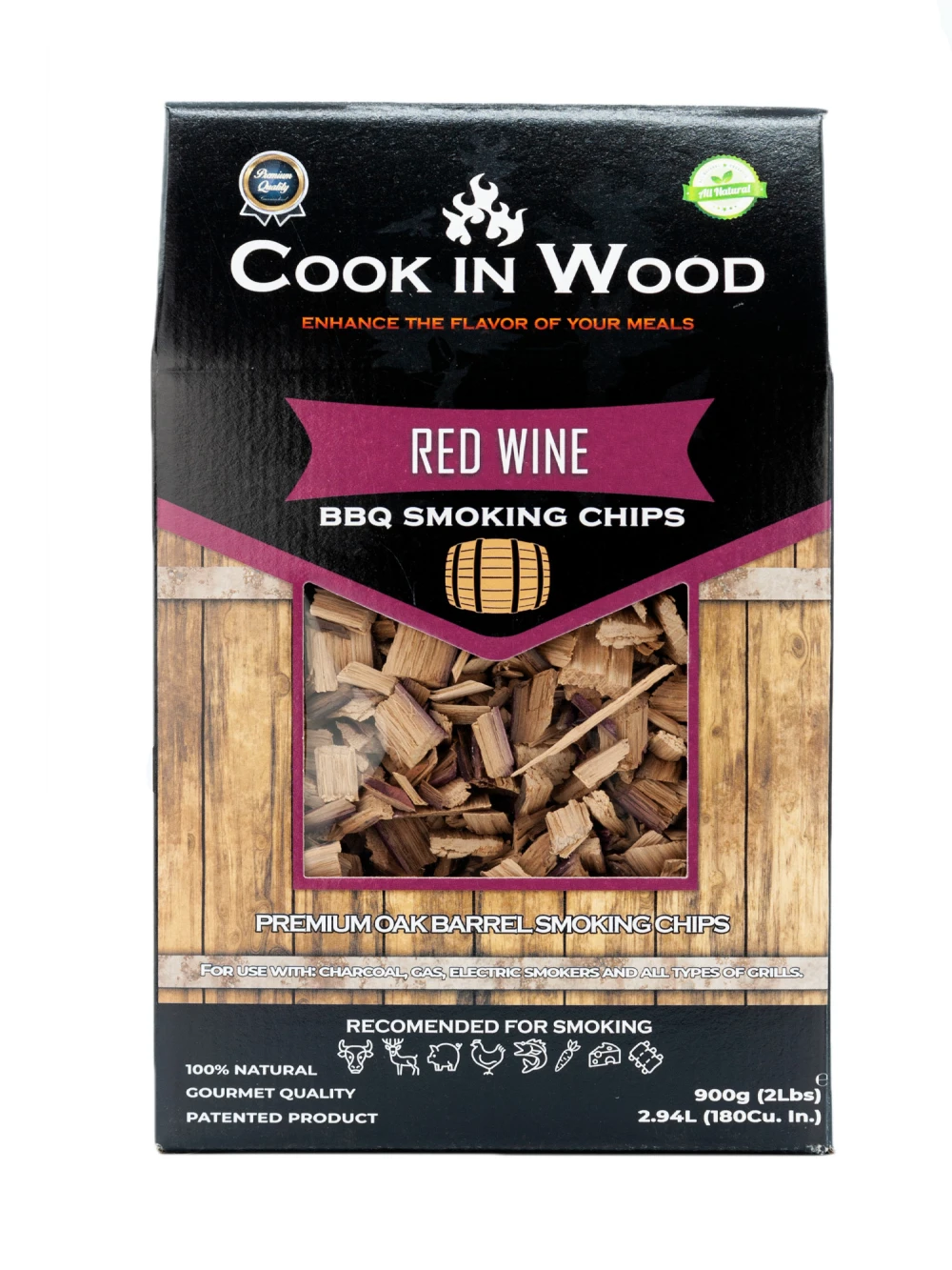 Чипс за опушване COOK IN WOOD – дъб от червено вино Чипс за опушване COOK IN WOOD – дъб от червено вино