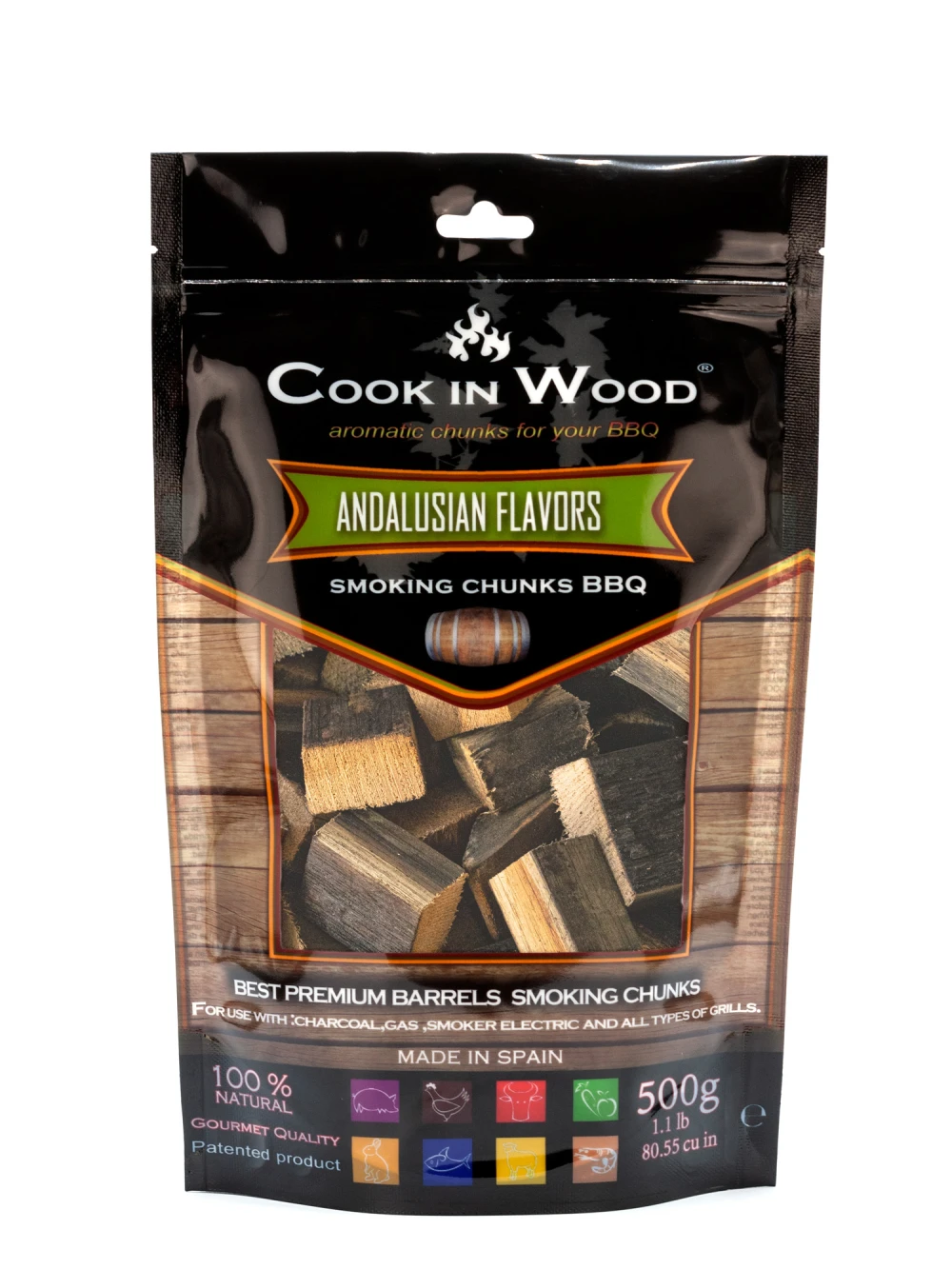 COOK IN WOOD – дървени късове за опушване с андалусийски вкус