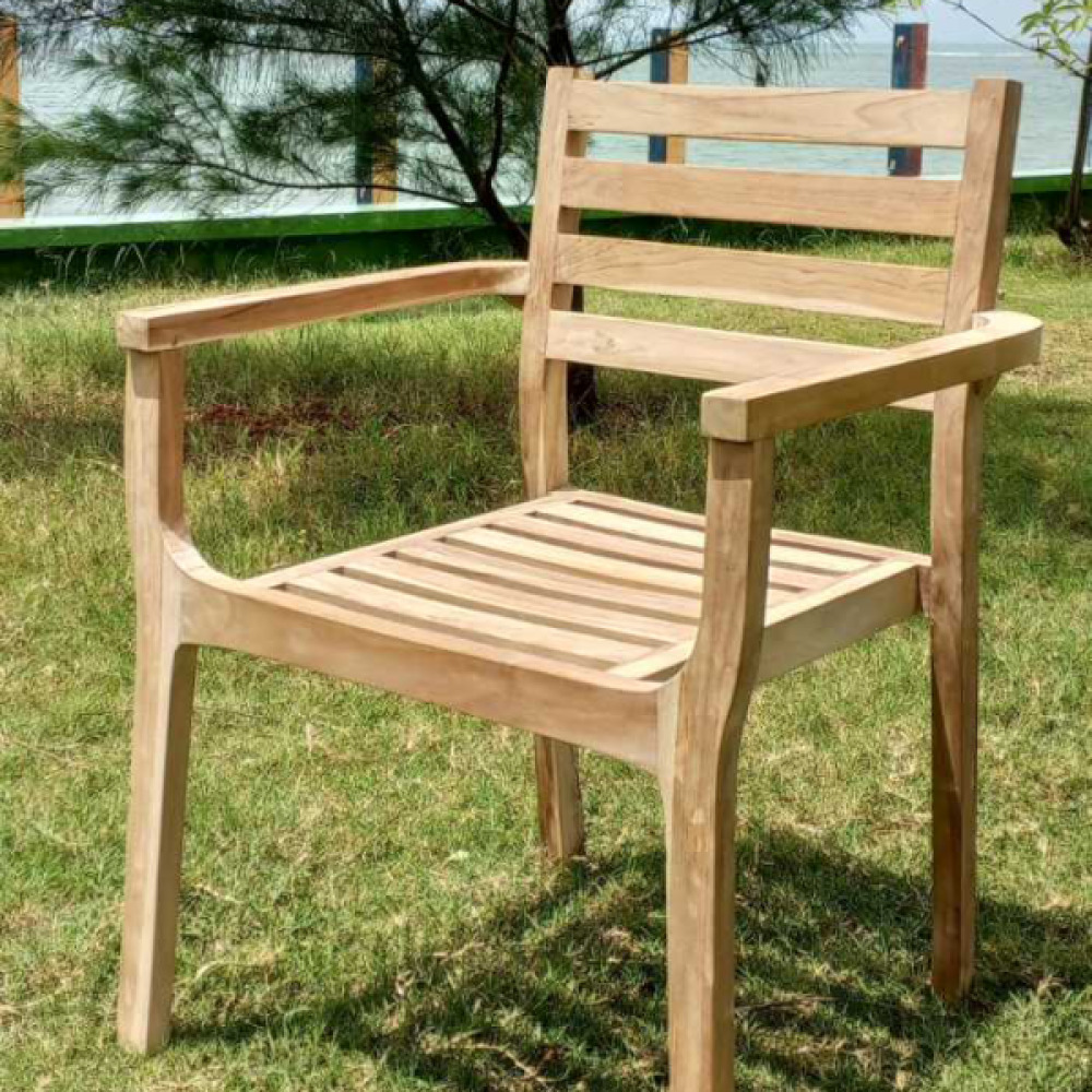 KARIMUN 'ТИКОВ стол Фиксиран 62х56х85см