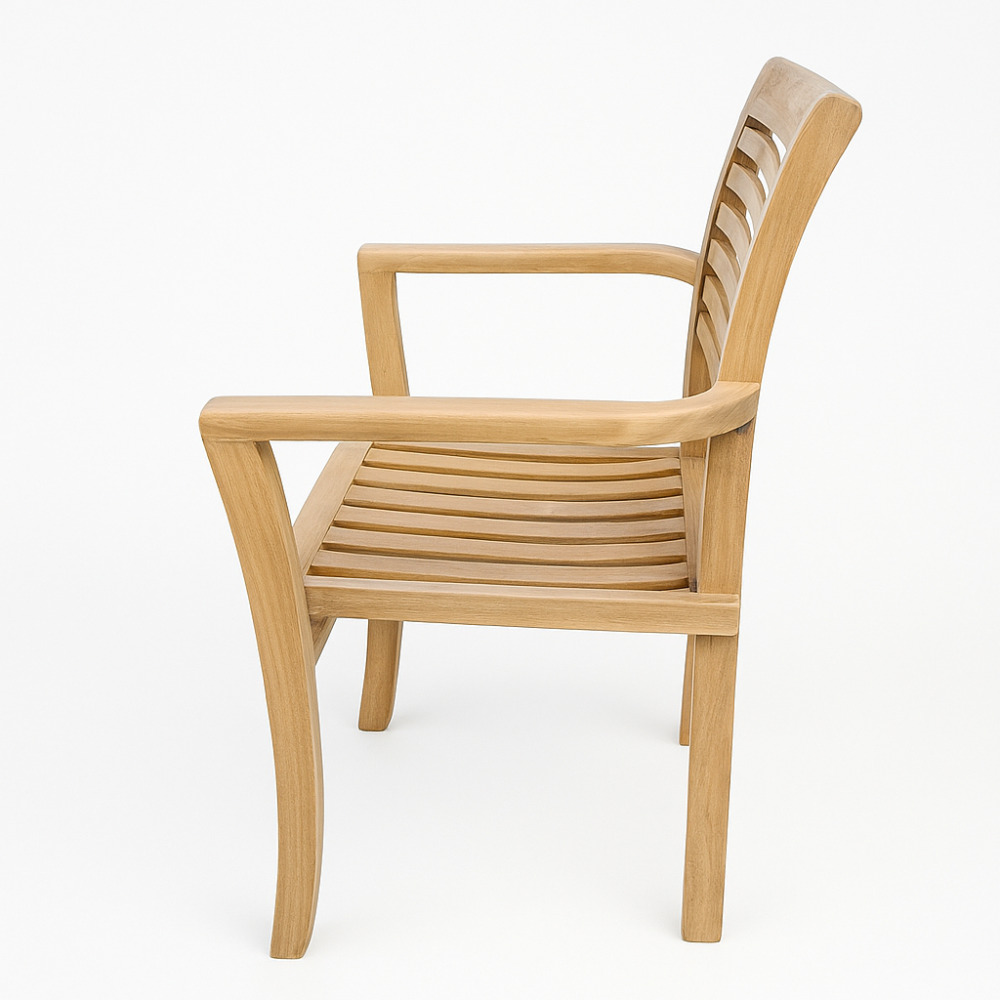 Тиков стол KRAKAL – стил, комфорт и дълготрайна устойчивост