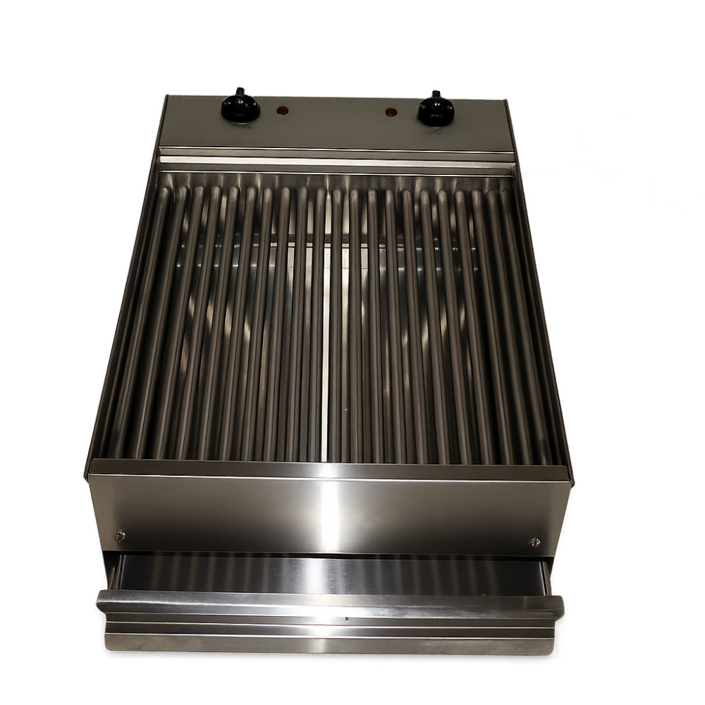 Професионална двусекционна електрическа скара 3.2 kW