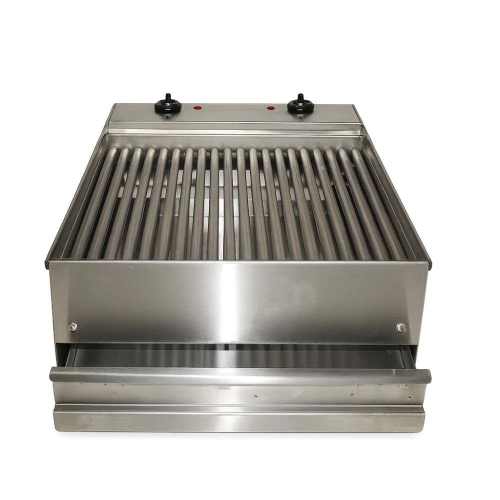 Професионална двусекционна електрическа скара 3.2 kW