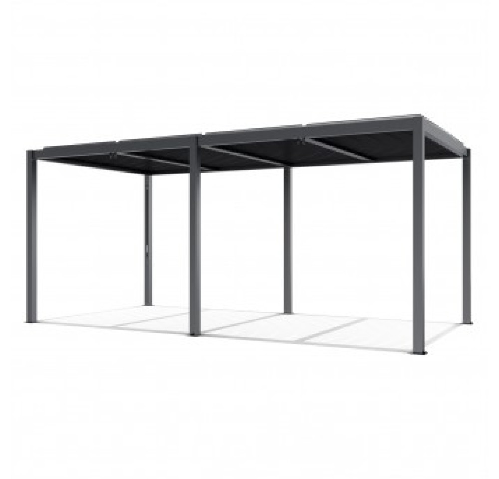 Пергола LUXE 5.8x4 м антрацит за градина и тераса