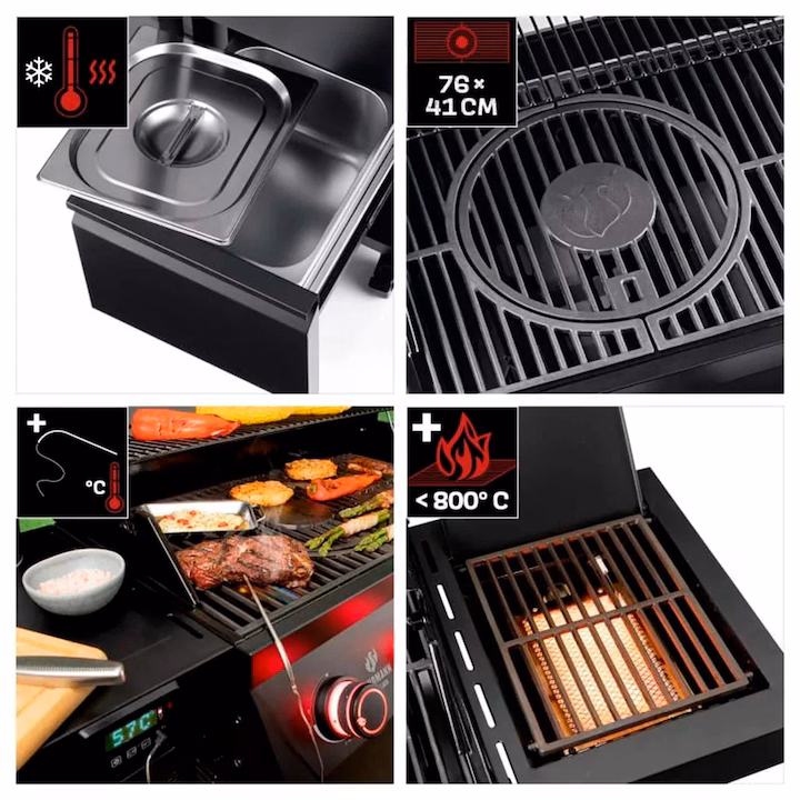 Газово барбекю LANDMANN 6.1 MaxX Black