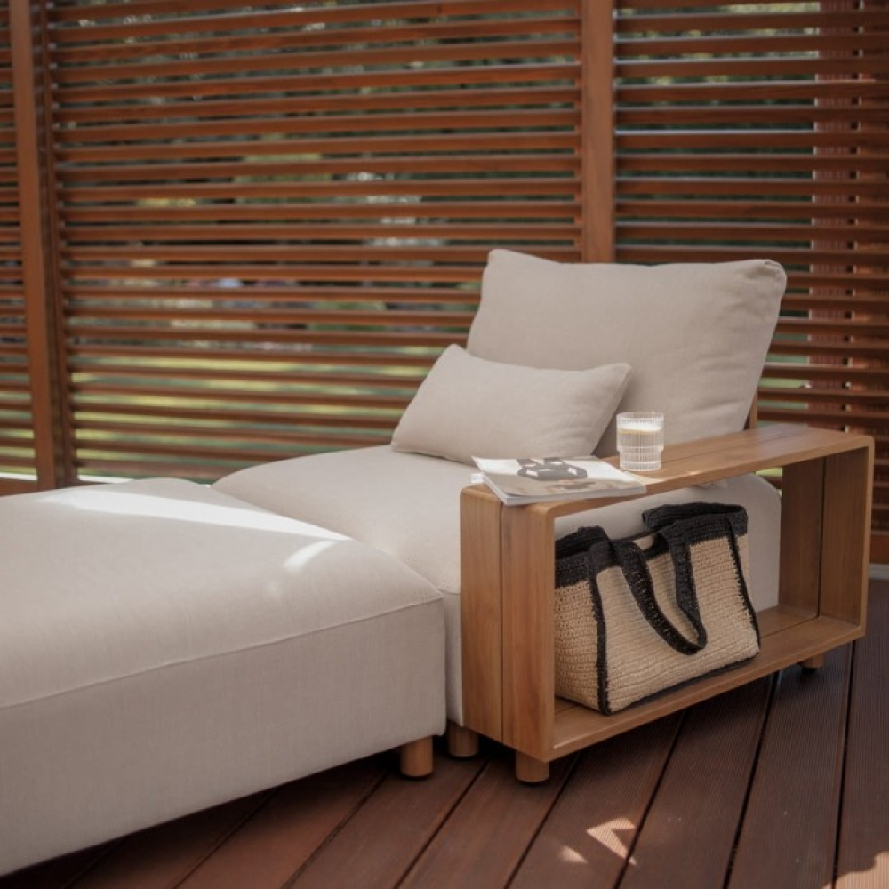 Комплект мебели Kalem бежов с калъфи за тераса и градина