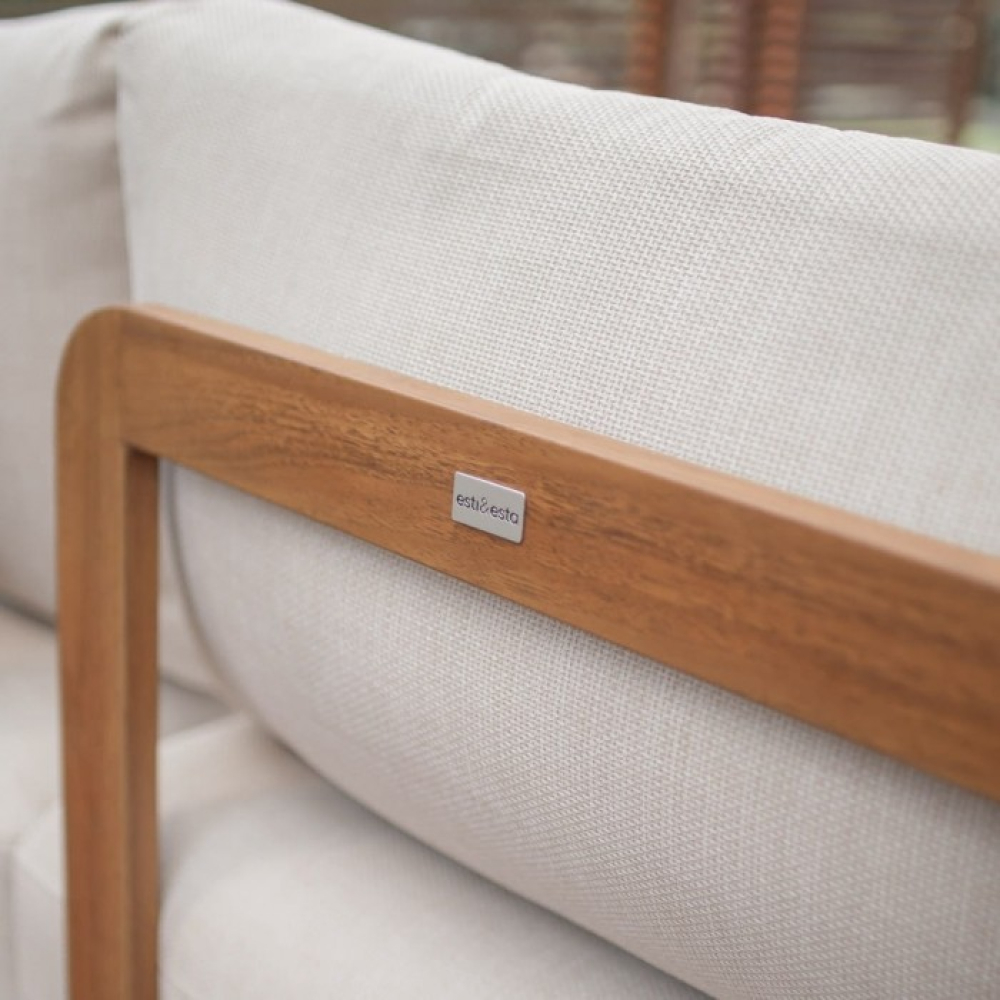 Комплект мебели Kalem бежов с калъфи за тераса и градина