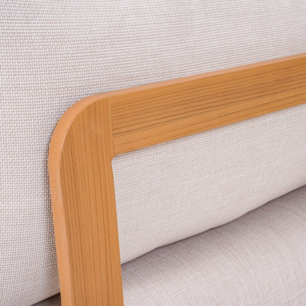 Комплект мебели Kalem бежов с калъфи за тераса и градина