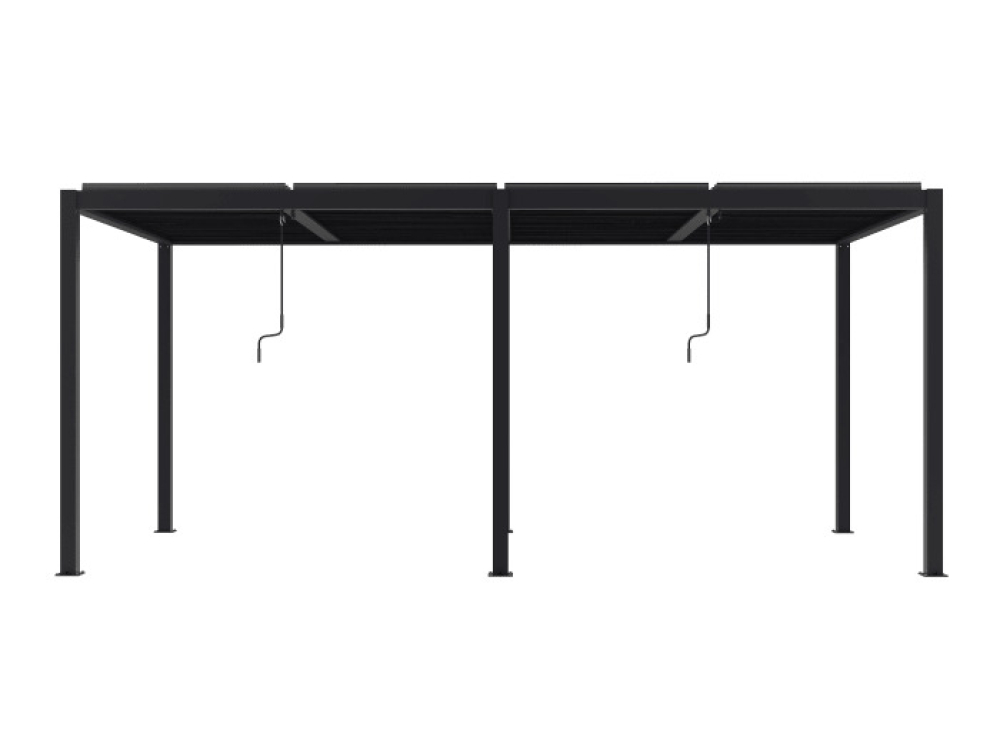 Пергола LUXE 5.8x4 м антрацит за градина и тераса