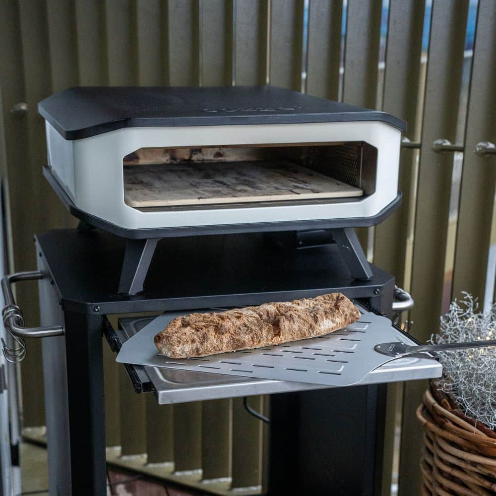 Фурна за пица Cozze 13″ електрическа 2200W, с камък и дигитално управление – снимка 2