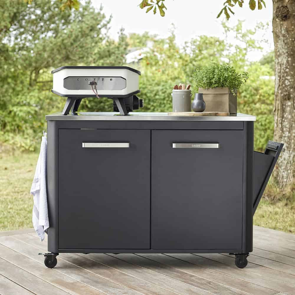 Фурна за пица Cozze 13″ електрическа 2200W, с камък и дигитално управление – снимка 3