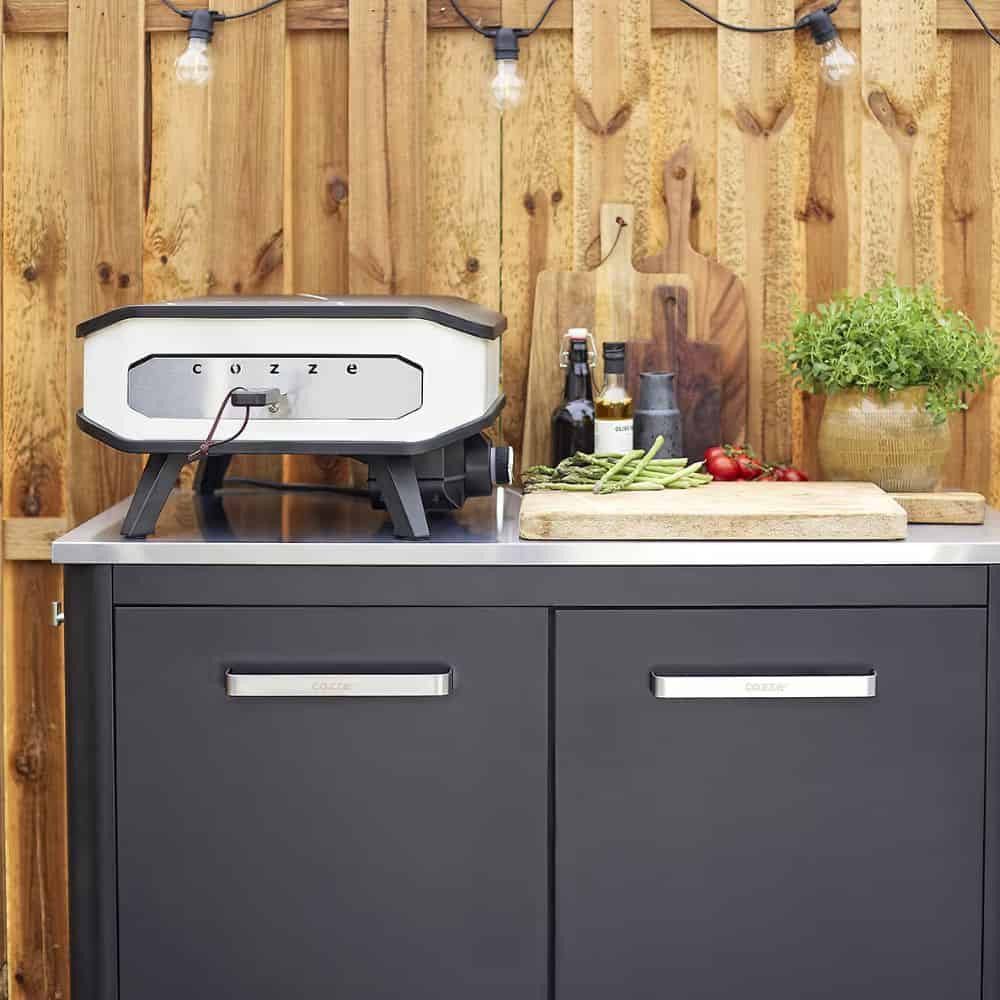 Фурна за пица Cozze 13″ електрическа 2200W, с камък и дигитално управление – снимка 7