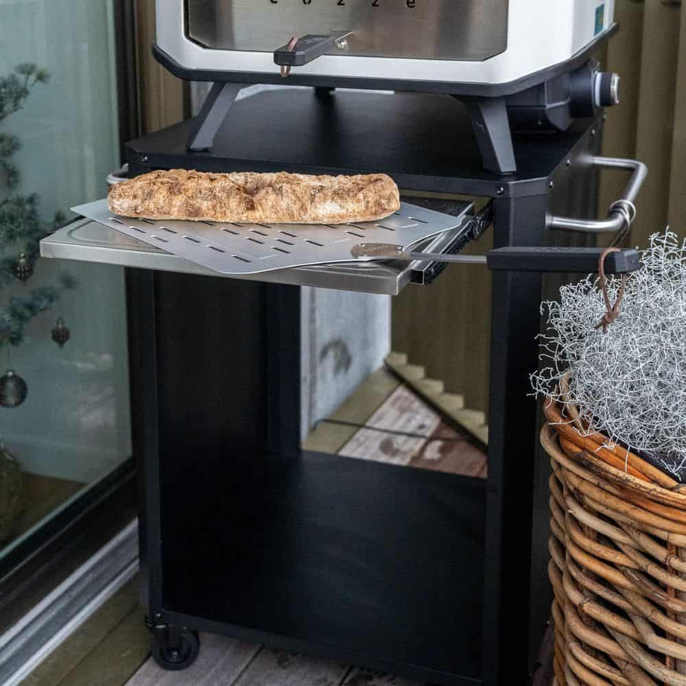Външна маса Cozze, с изтеглящ се работен плот от неръждаема стомана, 77×66.5×82.5 cm – снимка 3 Външна маса Cozze, с изтеглящ се работен плот от неръждаема стомана, 77×66.5×82.5 cm – снимка 3