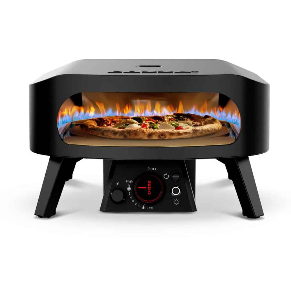 Фурна за пица Cozze Classic 13″ Black Edition, на газ, с въртящ се камък, черна – снимка 8 Фурна за пица Cozze Classic 13″ Black Edition, на газ, с въртящ се камък, черна – снимка 8