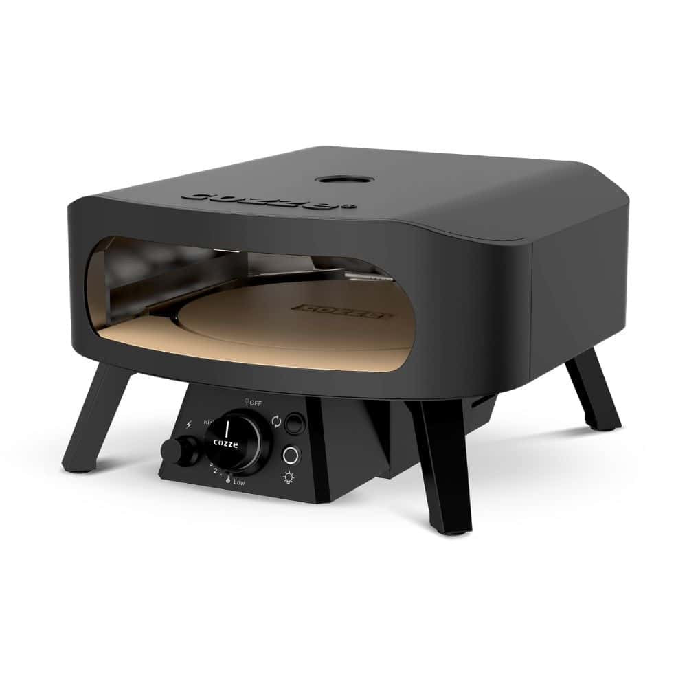 Фурна за пица Cozze Classic 13″ Black Edition, на газ, с въртящ се камък, черна – снимка 12 Фурна за пица Cozze Classic 13″ Black Edition, на газ, с въртящ се камък, черна – снимка 12