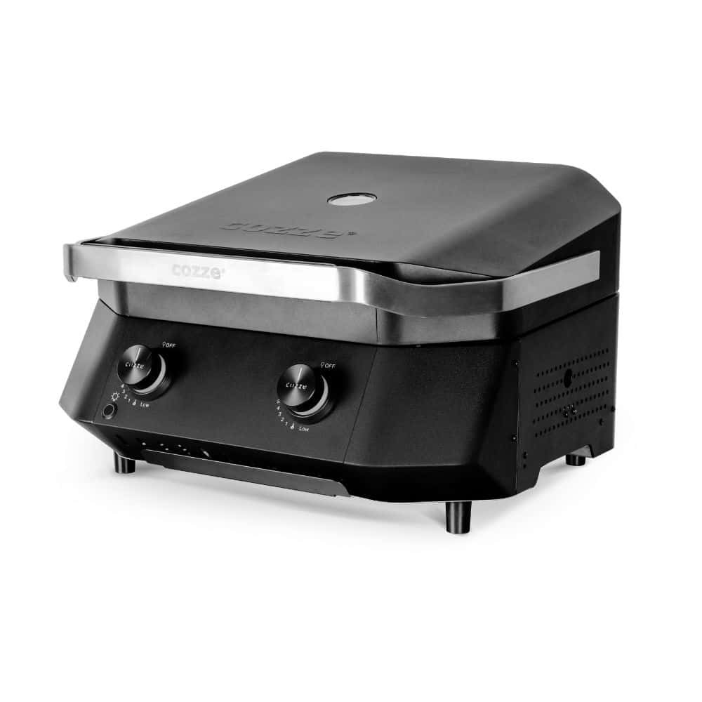 Газов грил Cozze G-500, 2 зони, чугунена решетка и капак, 5.0 kW – снимка 9
