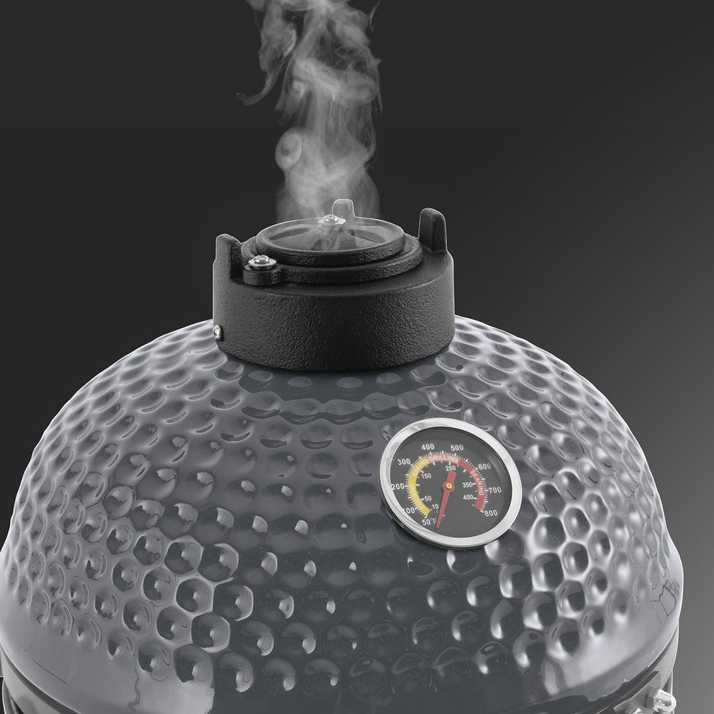 Мини Керамично Барбекю Grill Chef 11820 Kamado – снимка 10
