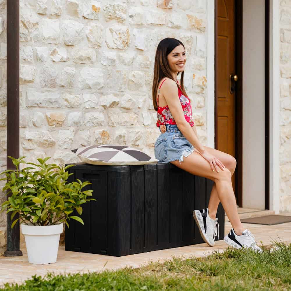 Кутия за съхранение Multybox BRAVO 270л, 118x45x56см, антрацит – снимка 2 Кутия за съхранение Multybox BRAVO 270л, 118x45x56см, антрацит – снимка 2