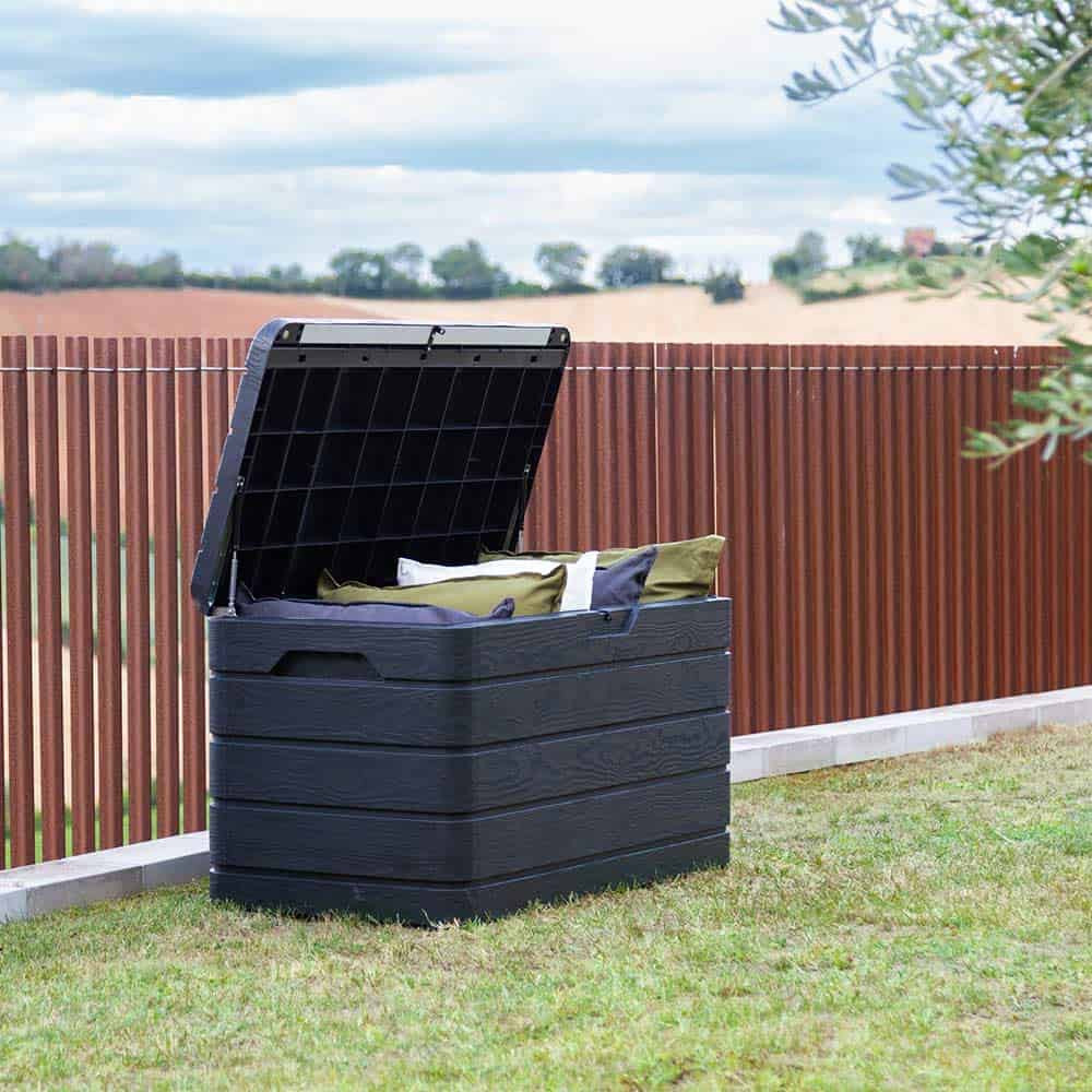 Кутия за съхранение Multybox Dolomiti 410л, 119x61x64см, антрацит – снимка 3
