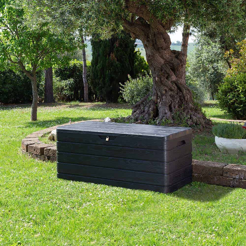 Кутия за съхранение Multybox Dolomiti 640л, 152x72x64см, антрацит – снимка 2 Кутия за съхранение Multybox Dolomiti 640л, 152x72x64см, антрацит – снимка 2