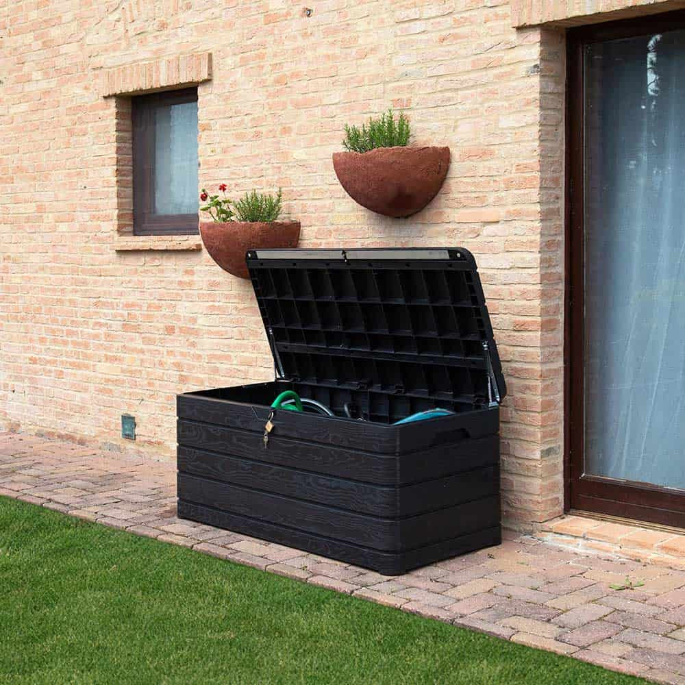 Кутия за съхранение Multybox Dolomiti 640л, 152x72x64см, антрацит – снимка 3 Кутия за съхранение Multybox Dolomiti 640л, 152x72x64см, антрацит – снимка 3