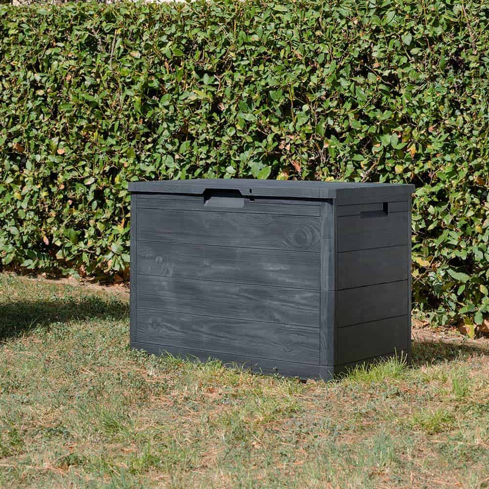 Кутия за съхранение Multybox Woody’s 160 л, 78x45x53см, антрацит – снимка 2 Кутия за съхранение Multybox Woody’s 160 л, 78x45x53см, антрацит – снимка 2