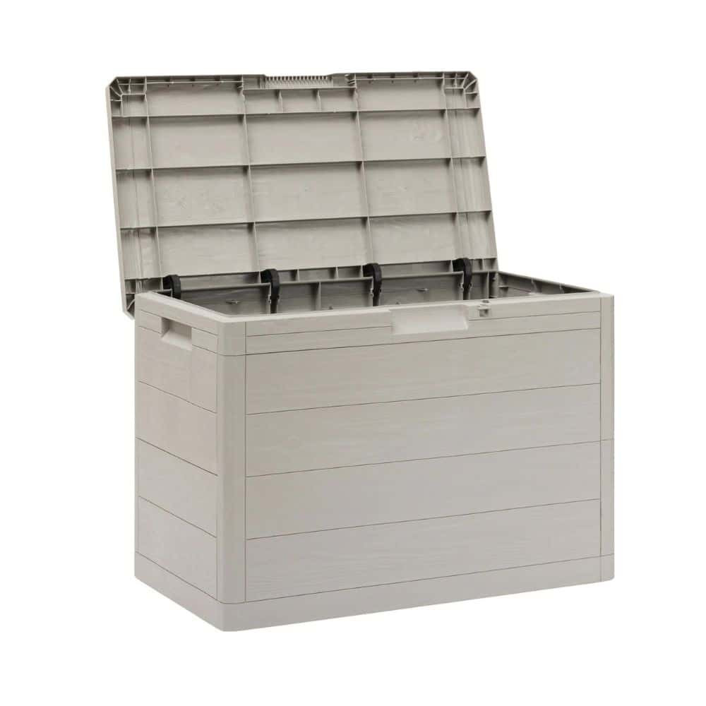 Кутия за съхранение Multybox Woody’s 160 л, 78x45x53см, таупе – снимка 4