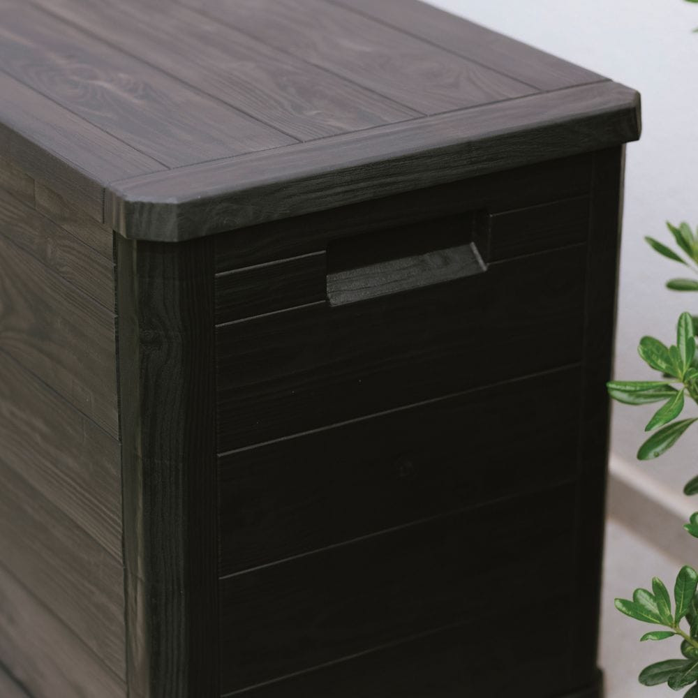 Кутия за съхранение Multybox Woody’s 280 л, 117x45x56см – цвят антрацит – снимка 4