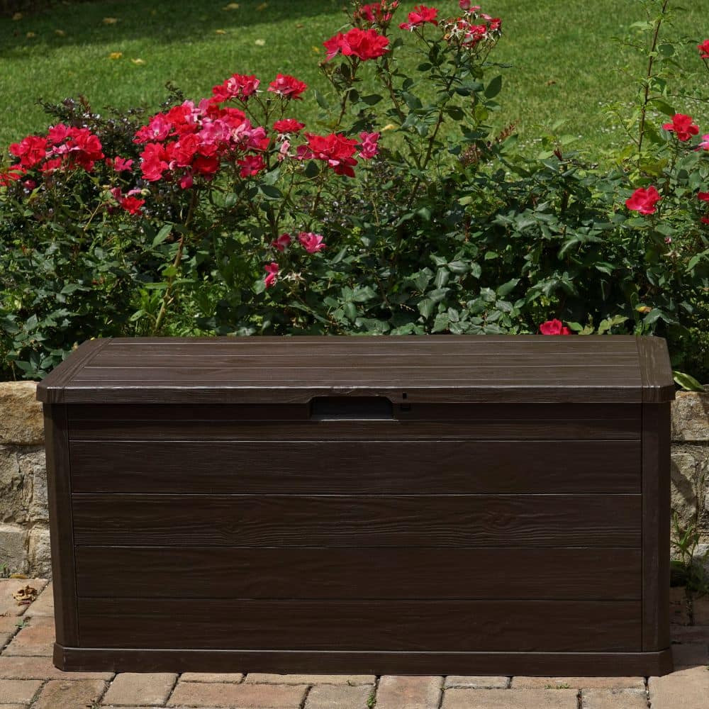 Кутия за съхранение Multybox Woody’s 280 л, 117x45x56см – цвят кафяв – снимка 3 Кутия за съхранение Multybox Woody’s 280 л, 117x45x56см – цвят кафяв – снимка 3
