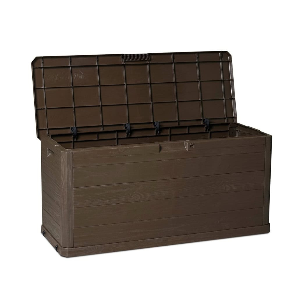 Кутия за съхранение Multybox Woody’s 280 л, 117x45x56см – цвят кафяв – снимка 5 Кутия за съхранение Multybox Woody’s 280 л, 117x45x56см – цвят кафяв – снимка 5